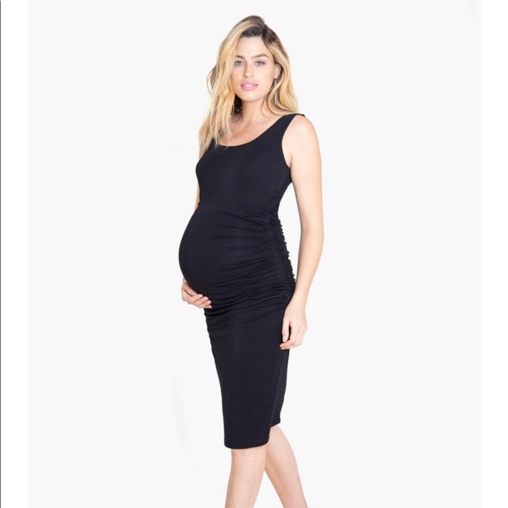 INGRID AND ISABEL TANK DRESS BLACK